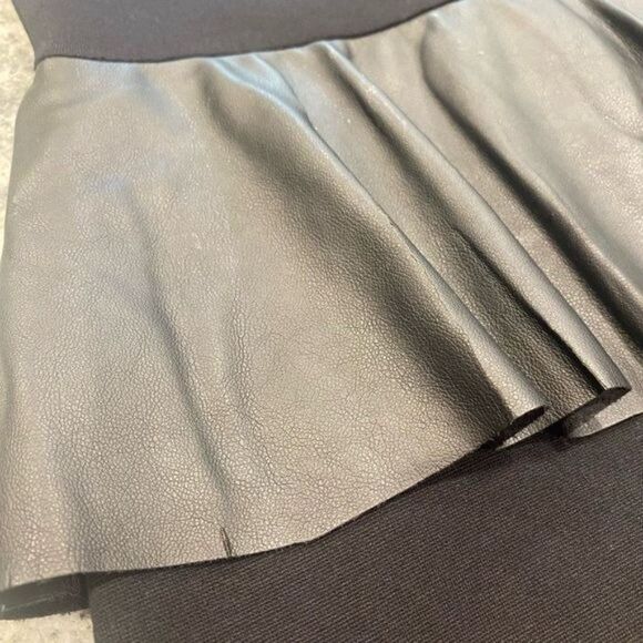 Zara Trafaluc Collection Small Black Peplum Cocktail Dress S - Picture 10 of 11